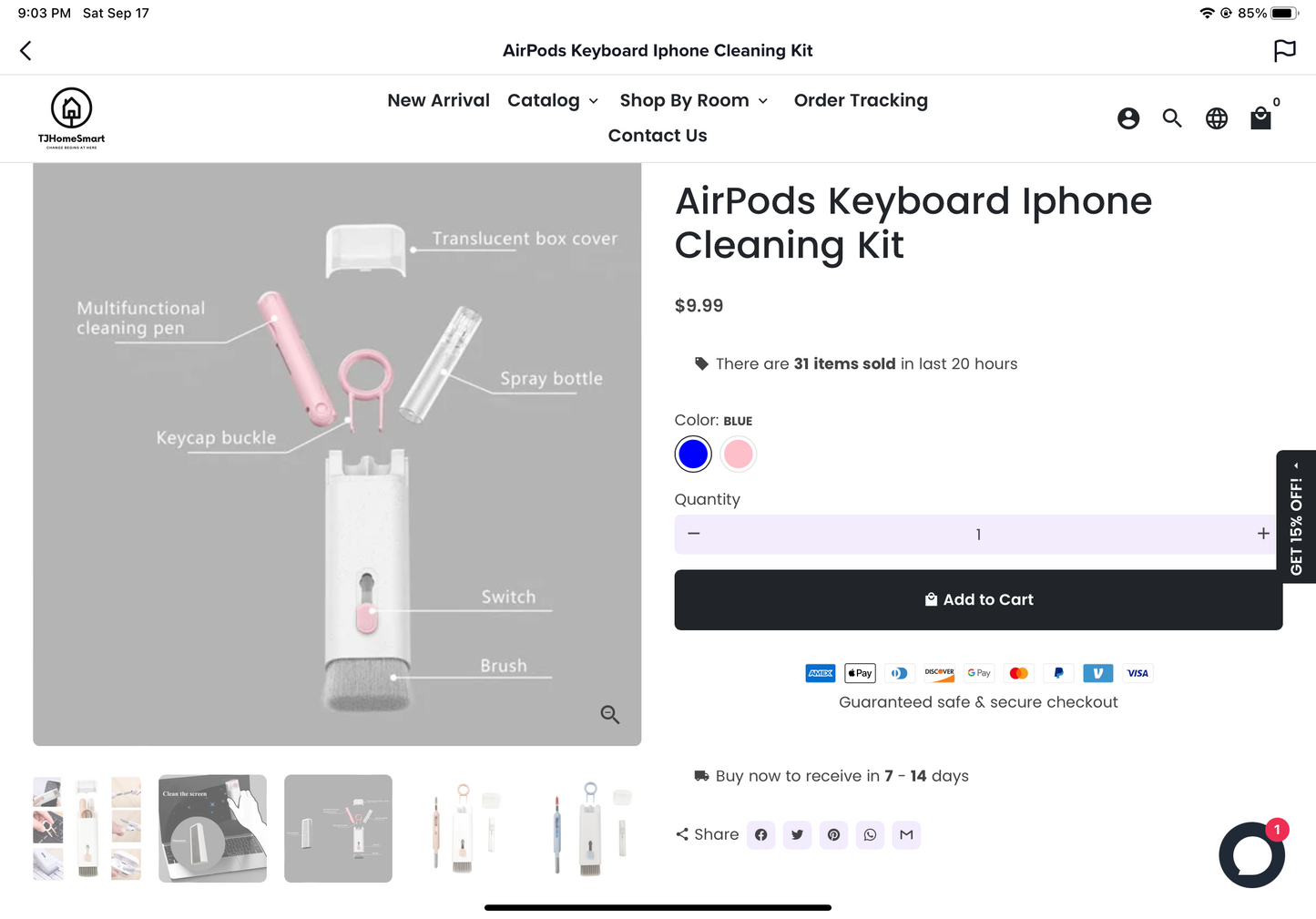 Multifuncional electronic cleaner